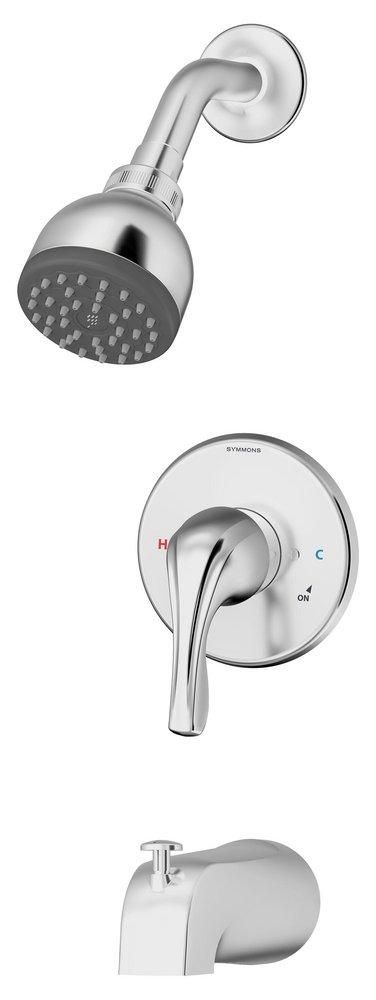 SYMMONS Symmons Industries 9602-PLR Origins One Handle Single Function Bathtub & Shower Faucet 2.5 gpm