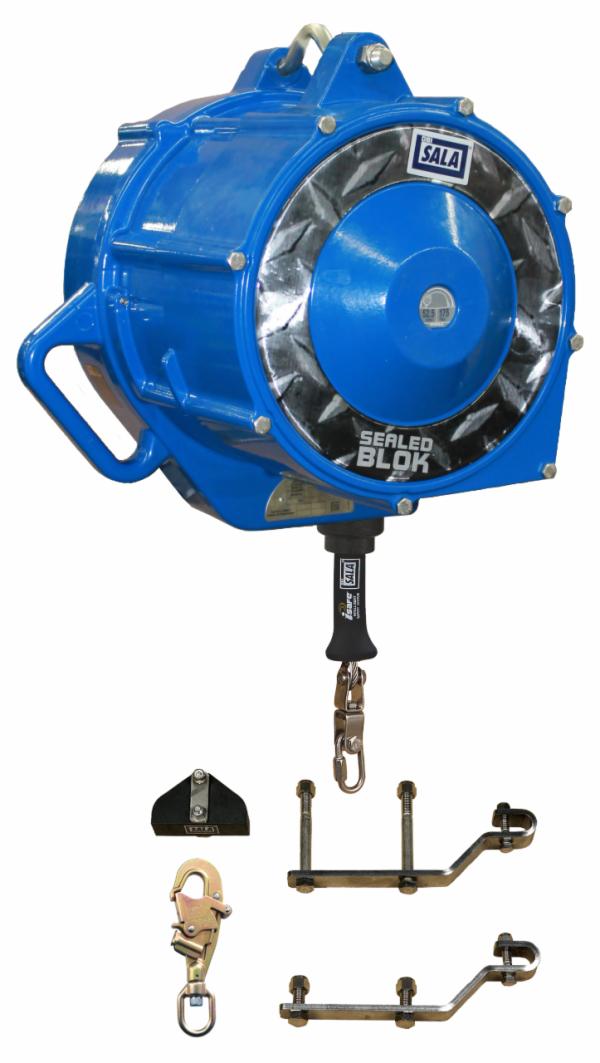 3M 3M 7012818855 dbi-sala rollgliss sloped low speed automatic descender with hardware kit 200 ft