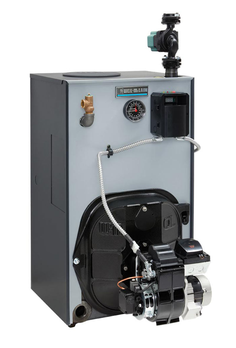 WEIL-MCLAIN Weil-Mclain 386701029 WTGO-4 140,000 BTU Oil Fired Boiler with Taco 007e Circulator
