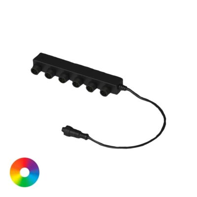 AQUASCAPE Aquascape 84068 6-Way Color-Changing LED Light Splitter