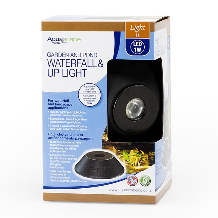 AQUASCAPE Aquascape 84032 1-Watt Submersible LED Pond and Waterfall Up Light