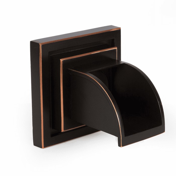 ATLANTIC WATERGARDENS Atlantic Watergardens 73871 Mantova Wall Spout (Square Spout w/ Square Wall Plate)