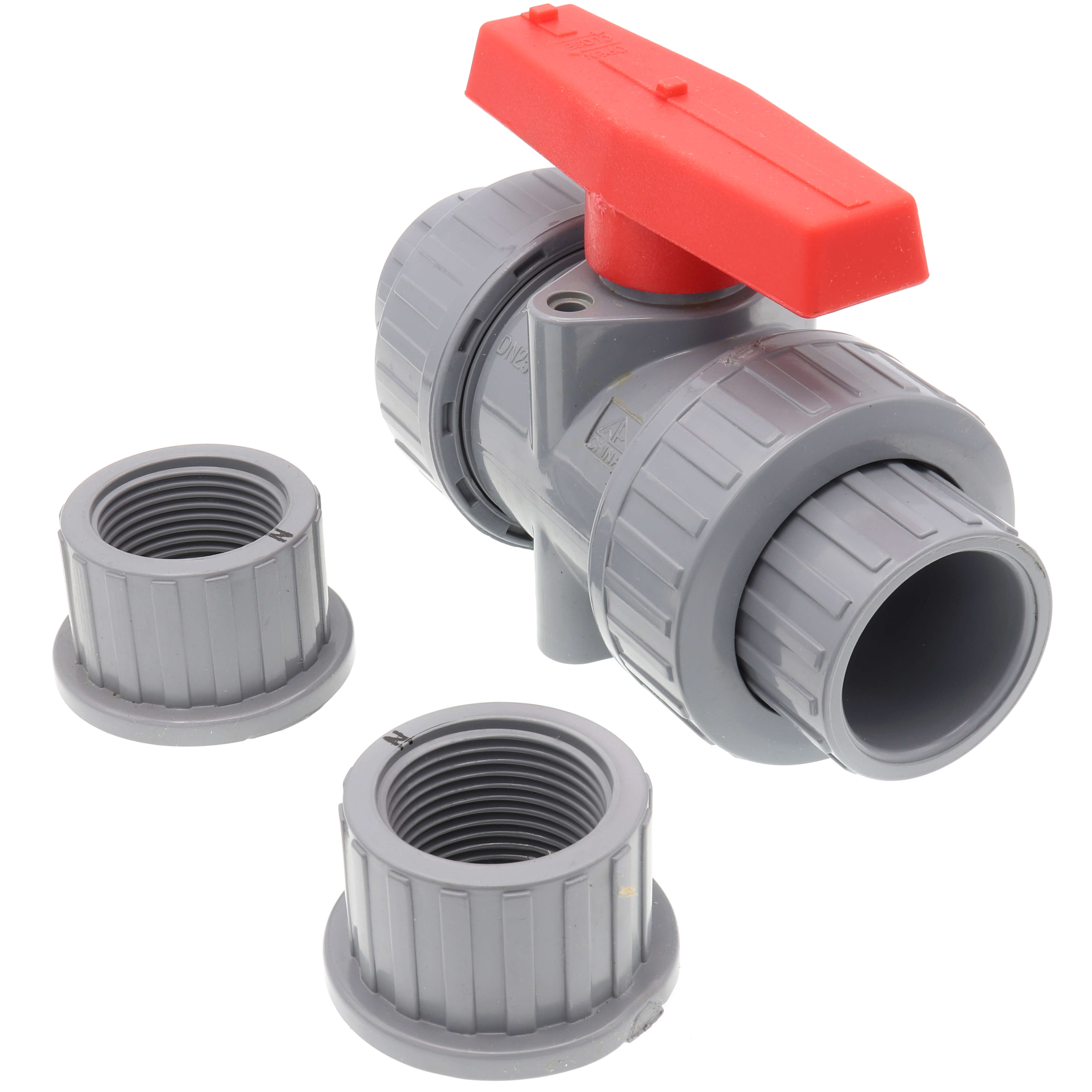 HAYWARD Hayward TBB2010CPEG TBB Series True Union Ball Valve 1 inches (Socket x Threaded)