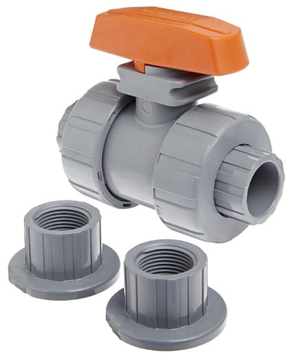 HAYWARD Hayward TBH1200ASTV0000 TBH Series True Union Ball Valve 2 inches