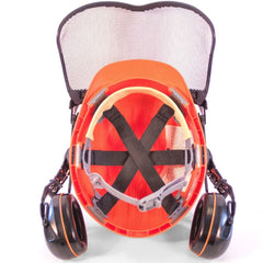 HUSQVARNA Husqvarna 592752601 Chainsaw Helmet with Metal Mesh Face Shield One Size