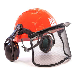 HUSQVARNA Husqvarna 592752601 Chainsaw Helmet with Metal Mesh Face Shield One Size
