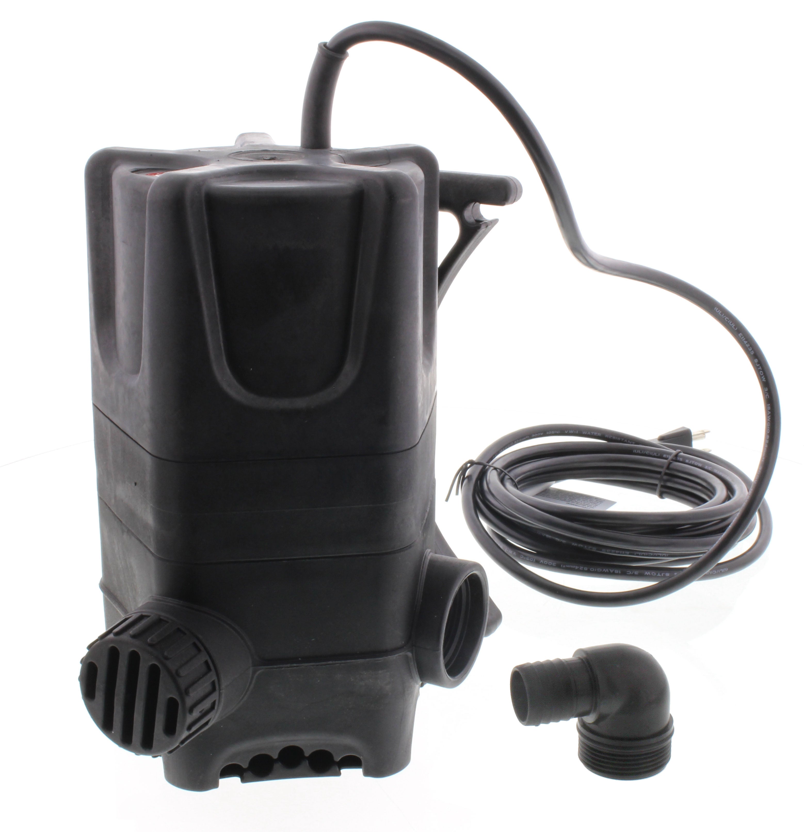 LITTLE GIANT Little Giant 566409 WGP-65-PW Dual Discharge Direct Drive Submersible Waterfall and Pond Pump 115 Volt, 1900 GPH