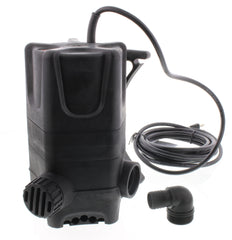 LITTLE GIANT Little Giant 566409 WGP-65-PW Dual Discharge Direct Drive Submersible Waterfall and Pond Pump 115 Volt, 1900 GPH