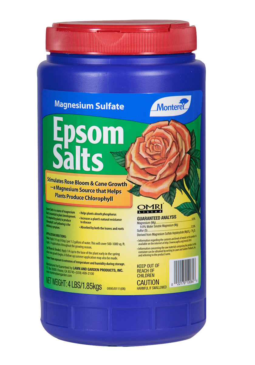 MONTEREY LAWN AND GARDEN Monterey Lawn And Garden MLGNLG7220 Monterey 4 No. Epsom Salts OMRI