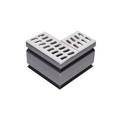 NDS Nds 9383 Slim Channel Fabricated 90 Gray