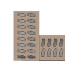 NDS Nds 9383 Slim Channel Fabricated 90 Gray