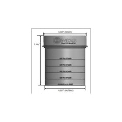 NDS Nds 101R Spee-D Basin Riser 6 inch