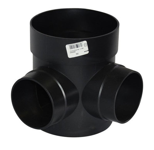 NDS Nds 250 Spee-D 6 in Catch Basin - Double 3 inches & 4 inches 90 degree Outlet