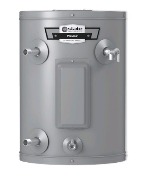 STATE WATER HEATERS State Water Heaters EN6-40-DOMS ProLine Specialty Lowboy Side Connect 38-Gallon Electric Water Heater