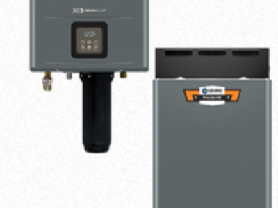 STATE WATER HEATERS State Water Heaters STHR-160X3 Adapt+ Premium Condensing Ultra-Low NOx 160,000 BTU Natural Gas Tankless Water Heater with X3 Scale Prevention Technology