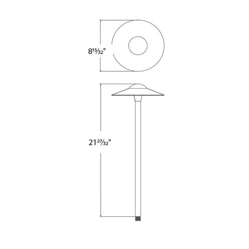 WAC LIGHTING Wac Lighting 6051-27bz Canopy Led Path 12v