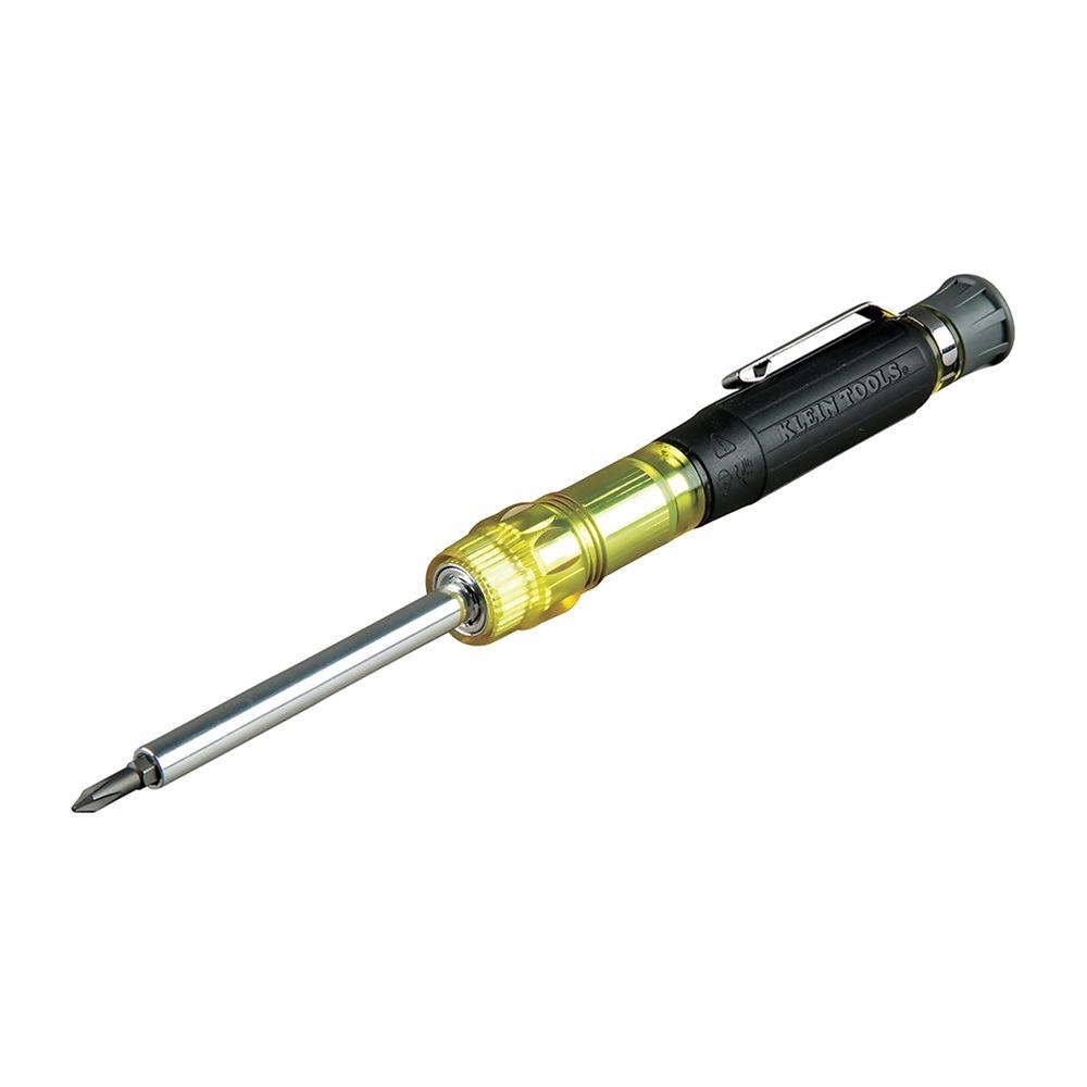 KLEIN TOOLS Klein Tools KLE-32614 Multi-Bit Electronics Pocket Screwdriver 4-in-1 Ph, Sl Bits