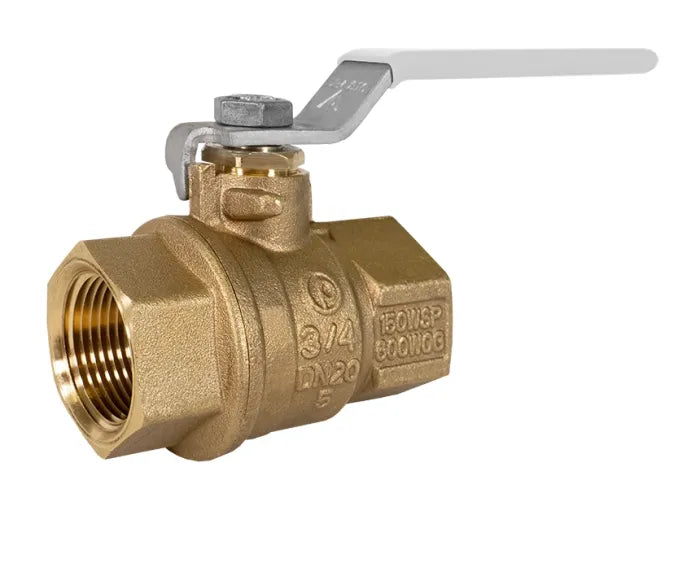 JOMAR Jomar 100-408SSG-IH Full Port, 2 Piece, Threaded Connection, Dezincification Resistant Brass w
