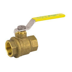 JOMAR Jomar 100-408SSG-IH Full Port, 2 Piece, Threaded Connection, Dezincification Resistant Brass w