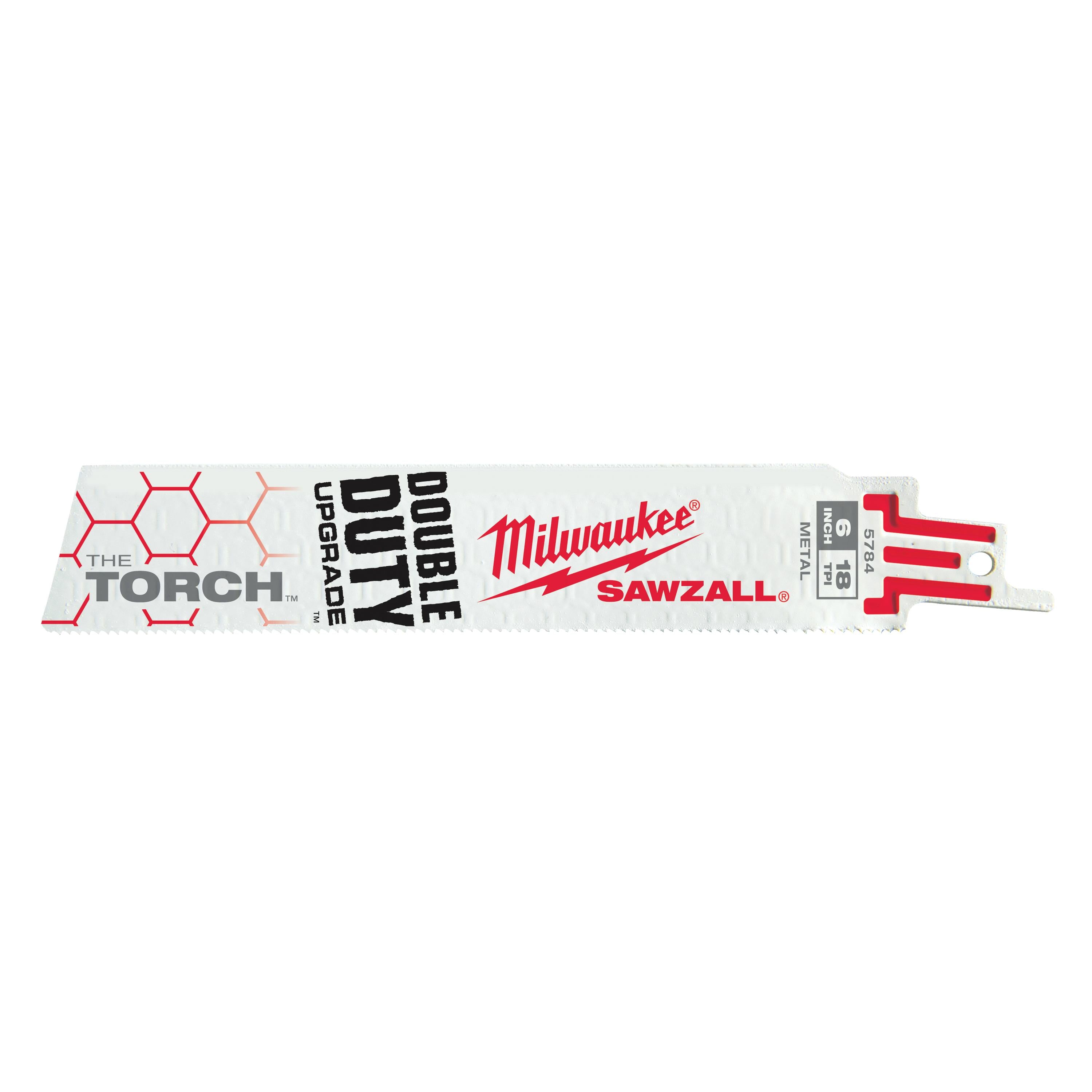 MILWAUKEE Milwaukee 48-01-7784 6 inches 18TPI Torch Ble 100pk