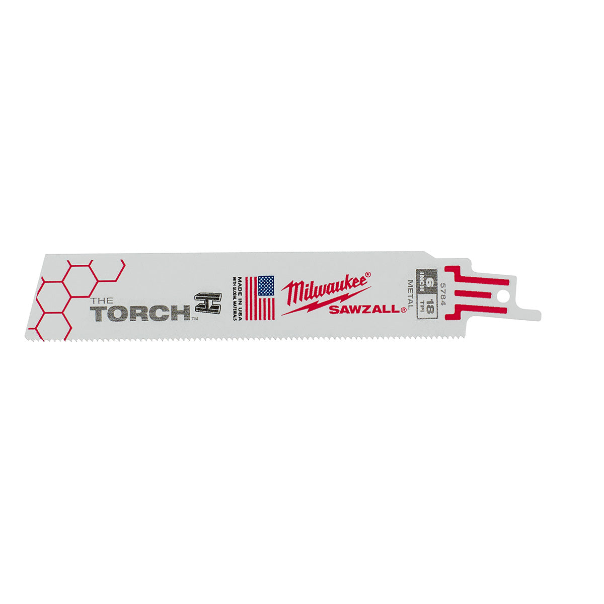 MILWAUKEE Milwaukee 48-01-7784 6 inches 18TPI Torch Ble 100pk