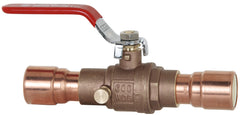 SIOUX CHIEF Sioux Chief 648-CG4FPD 648 Series Brass Full Port Solvent Weld Ball Valve with Drain