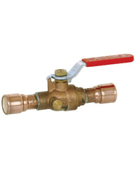 SIOUX CHIEF Sioux Chief 648-CG4FPD 648 Series Brass Full Port Solvent Weld Ball Valve with Drain