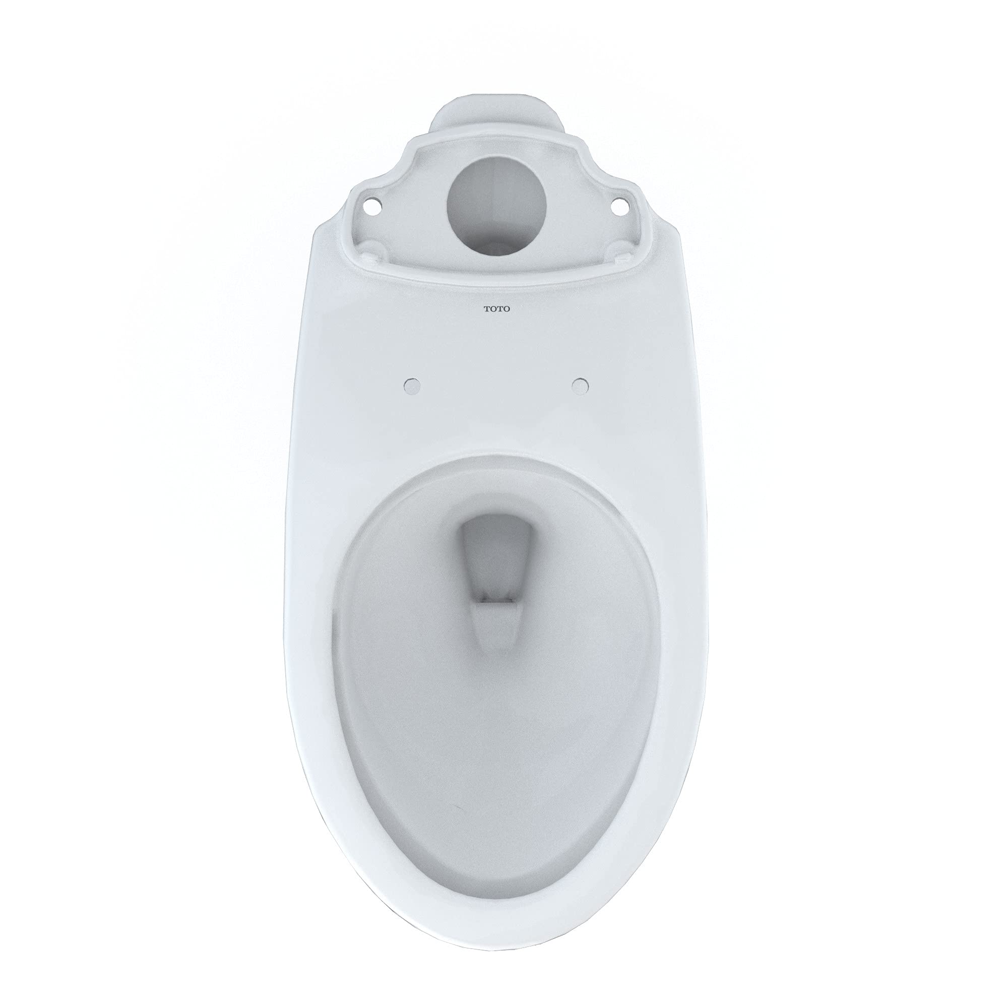 TOTO Toto C776CEFG#01 Drake Elongated Universal Height Tornado Flush Toilet Bowl with Cefiontect