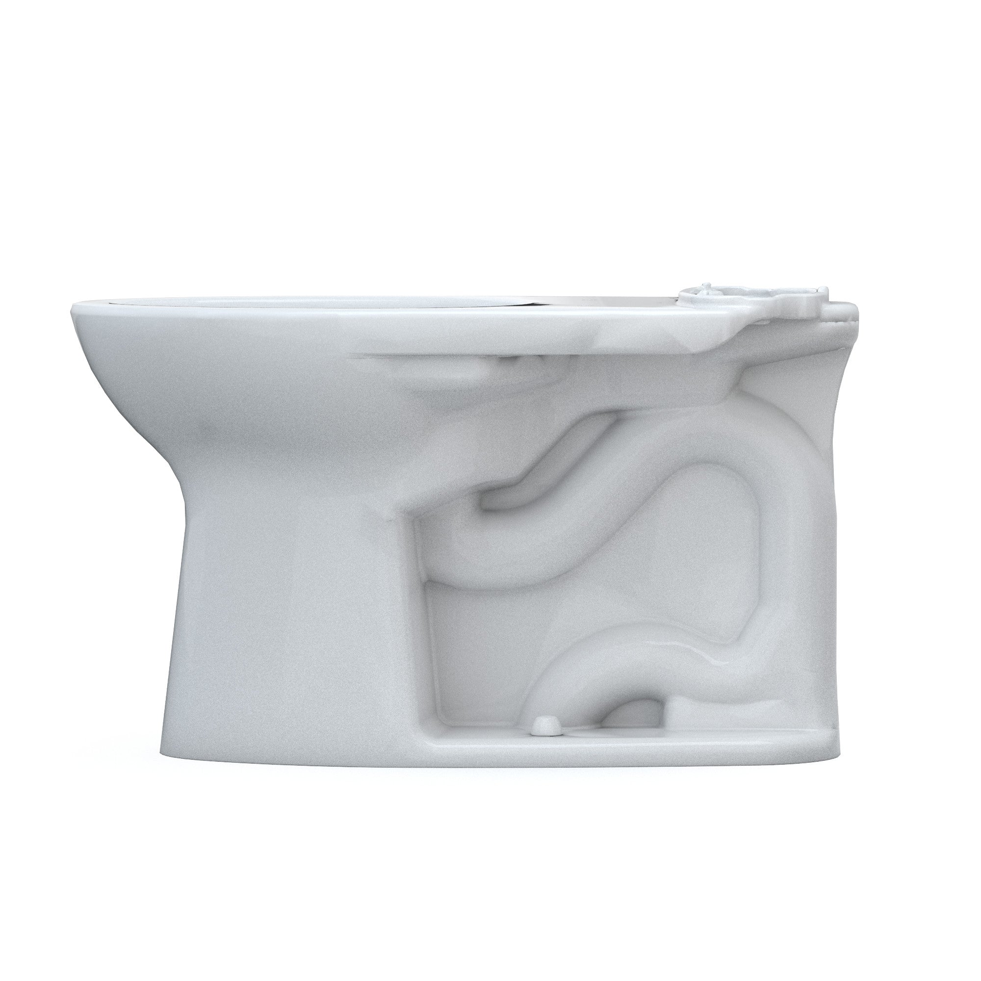 TOTO Toto C776CEFG#01 Drake Elongated Universal Height Tornado Flush Toilet Bowl with Cefiontect
