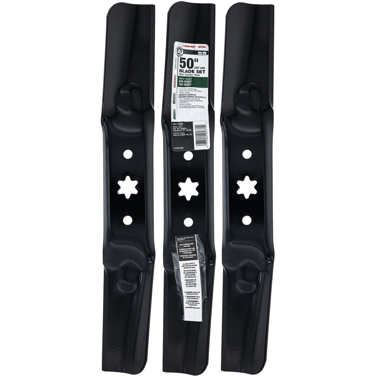 TROY-BILT Troy-bilt 490-110-M155 50 Inch Mower Blade Set