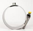 ROMAC Romac 136-090562 Single Strap Saddle 8x1.5 in Stainless Steel