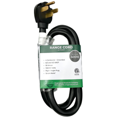 ENGINEERED PRODUCTS COMPANY Engineered Products Company 40010 Range Cord 50 Amp 4 ft