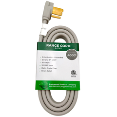 ENGINEERED PRODUCTS COMPANY Engineered Products Company 40001 Range Cord 6 ft, 50A, 2-6 &