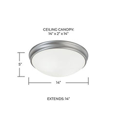 CAPITAL LIGHTING Capital Lighting 2034MN Hansen Flush-Mount 3 Light