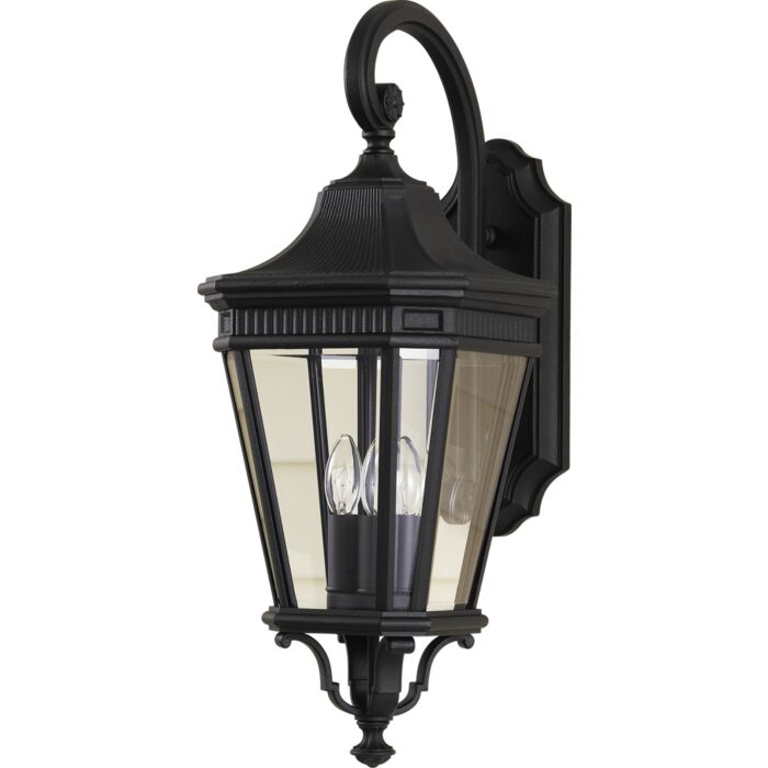 GENERATION BRANDS Generation Brands OL5402BK Cotswold Lane 3-Light Wall Lantern Sconce