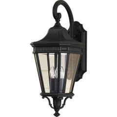 GENERATION BRANDS Generation Brands OL5402BK Cotswold Lane 3-Light Wall Lantern Sconce
