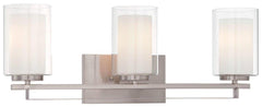 MINKA LAVERY Minka Lavery 6103-84 Parsons Studio Glass Bath Vanity Lighting 3 Light