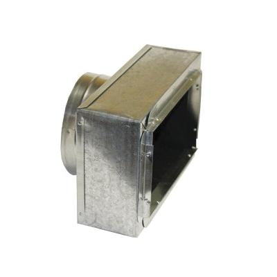 CODY Cody 641R68128 Type B Insulated Register Box With Flange, 12X8X8