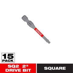 DIABLO Diablo DSQ22P15 2 in. #2 Square Drive Bits (15-Pack)