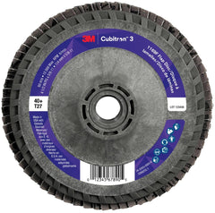 3M 3M 7100404324 Cubitron 3 flap disc 40+ grit 4-1/2 inches diameter 5/8 inches-11 width 10 pack