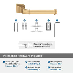 AMEROCK Amerock BH36031CZ Revitalize Collection Single Post Toilet Paper Holder
