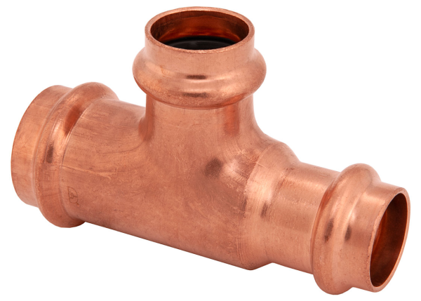 BMI Bmi 47453 press reducing tee 1-1/4 inches x 1-1/4 inches x 1 inches cup t 1-1/4 x 1-1/4 x 1 prs x prs x prs