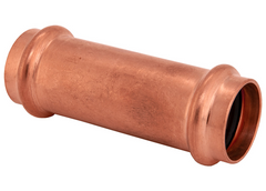 BMI Bmi 47084 Wrot Copper Press-Fit Long Repair Coupling Fitting 1/2 Inch
