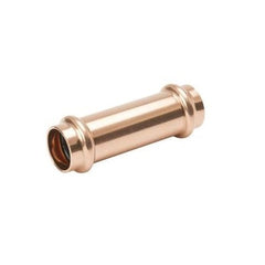 BMI Bmi 47084 Wrot Copper Press-Fit Long Repair Coupling Fitting 1/2 Inch