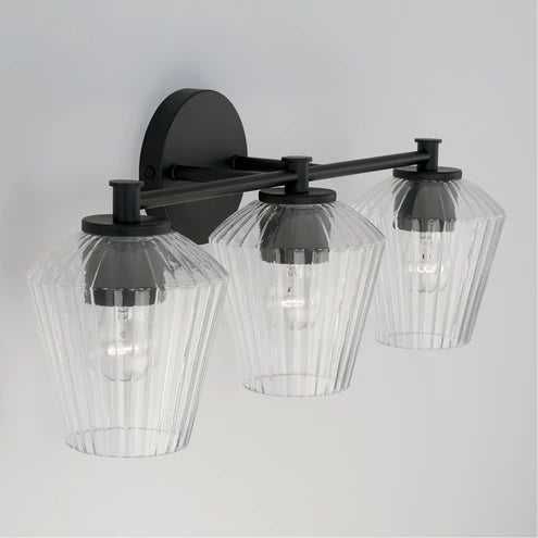 CAPITAL Capital 141431MB-507 Beau 3-light vanity 300w 24 inch