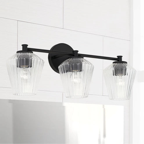 CAPITAL Capital 141431MB-507 Beau 3-light vanity 300w 24 inch