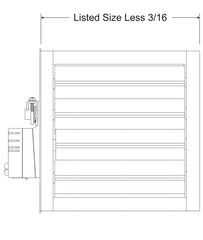 EWC CONTROLS Ewc Controls 24X14ND ND Motorized Damper 24V 24 inches x 14 inches