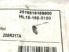 HAILIANG Hailiang HL15-165-0150 Copper Coupling W/ Roll Stop 1 inches (1-1/8 inches OD) Lot Of 3