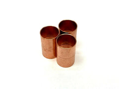 HAILIANG Hailiang HL15-165-0150 Copper Coupling W/ Roll Stop 1 inches (1-1/8 inches OD) Lot Of 3