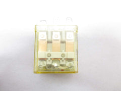 IDEC Idec RH3B-ULDC24V compact power relay 10 amp 24 VDC 3PDT blade terminals RH series indicator light